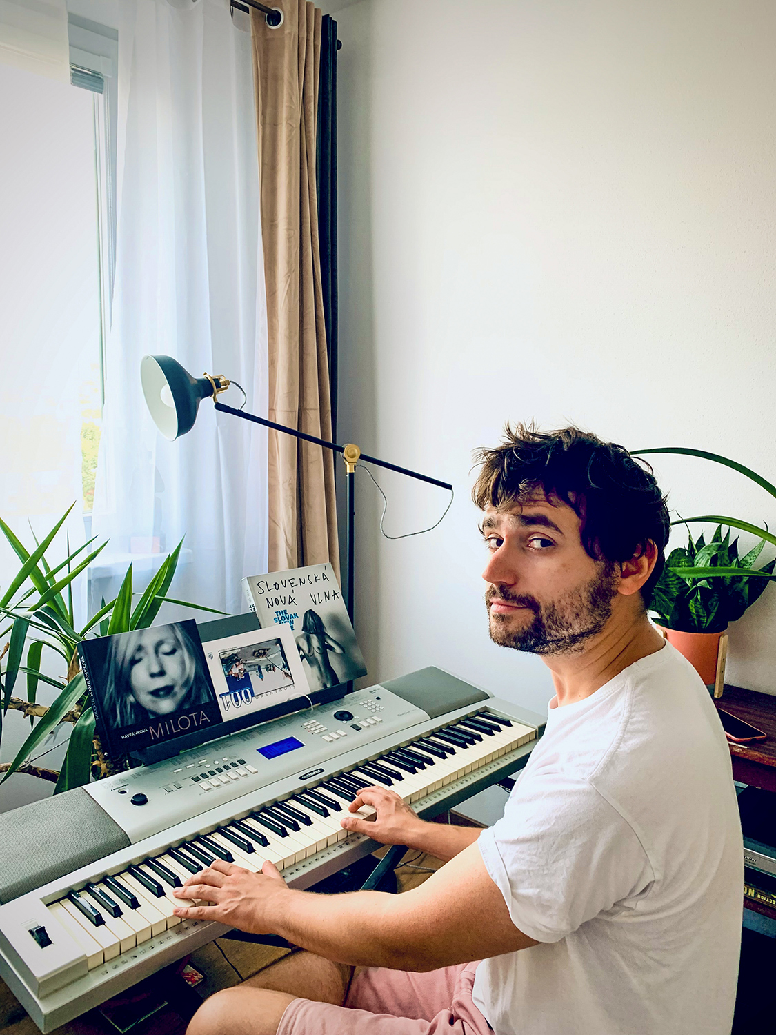 Vlado Nosáľ, autor hudby relácie. Foto: Soňa Maletz