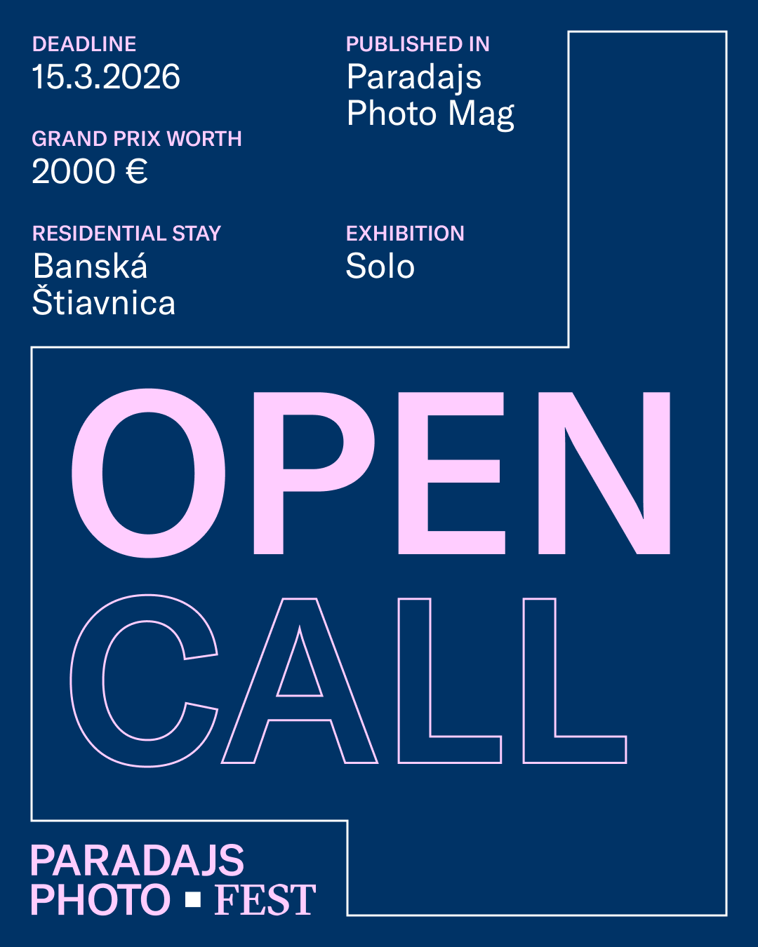 — OPEN CALL
